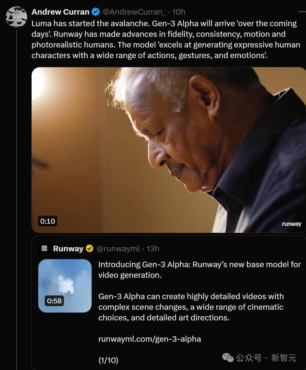 王者归来:AI视频巨头Runway深夜发布Gen-3,演示暴打Sora惊艳网友