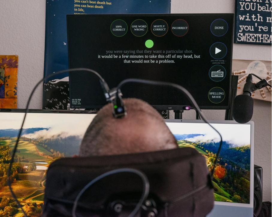 渐冻症偷走了他的语言能力,脑机接口+AI又帮他找了回来