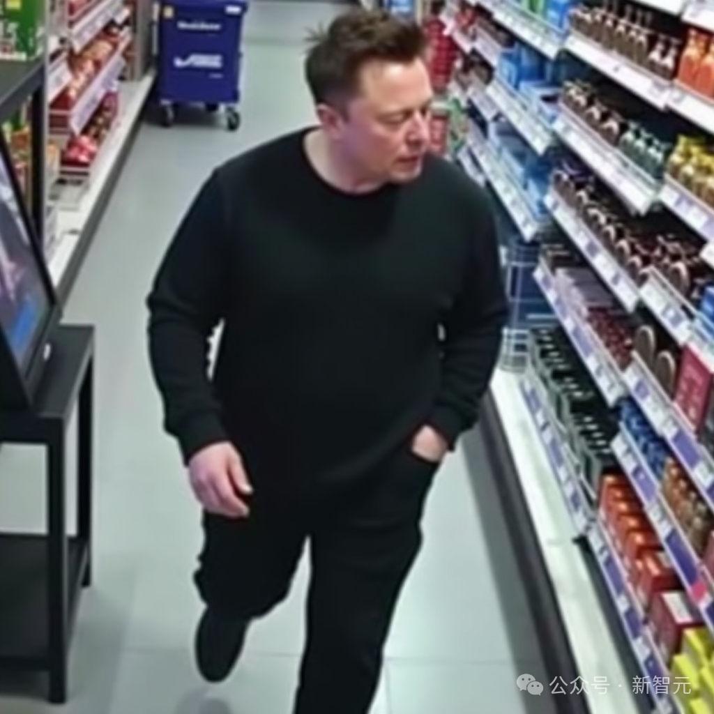 马斯克化身「超市大盗」?AI监控画面流出惊呆网友,Grok 2恶搞无限脑洞