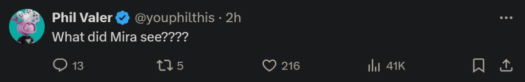 OpenAI CTO Mira Murati离职，高层动荡继续