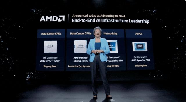 苏姿丰2小时激情演讲，发布AMD最强AI芯片，旗舰CPU单颗10万，OpenAI微软都来站台