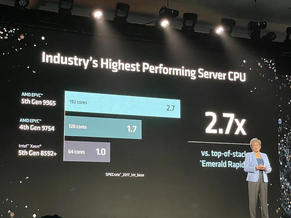 苏姿丰2小时激情演讲，发布AMD最强AI芯片，旗舰CPU单颗10万，OpenAI微软都来站台