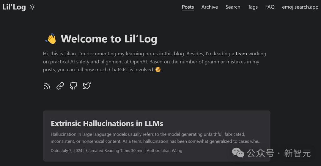 突发!OpenAI七年元老、安全副总裁Lilian Weng官宣离职!北大本科,决定专心写博客