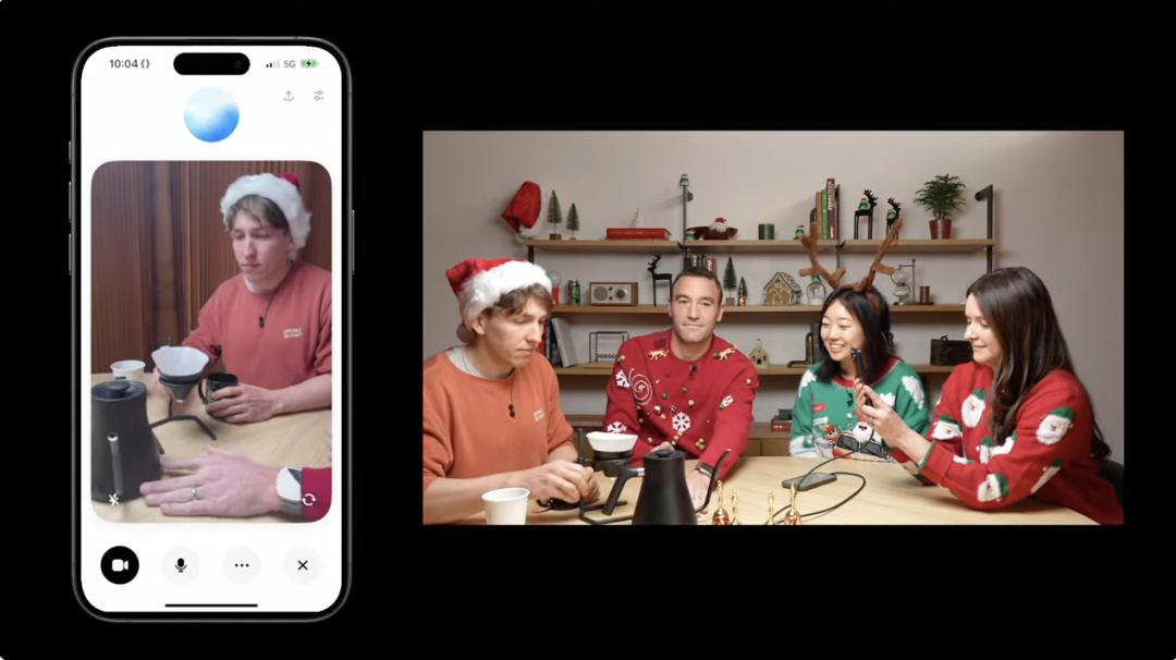 ChatGPT 年底重磅第六弹来了,视频通话+屏幕共享全都有,还有一个圣诞彩蛋
