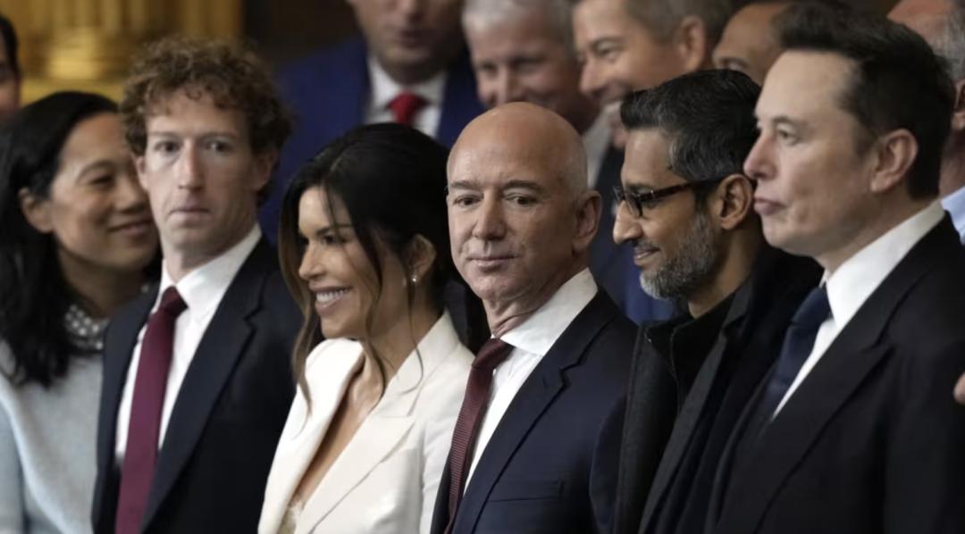 特朗普一上台,拜登AI禁令被秒撤,硅谷科技「壕客」齐聚就职典礼现场