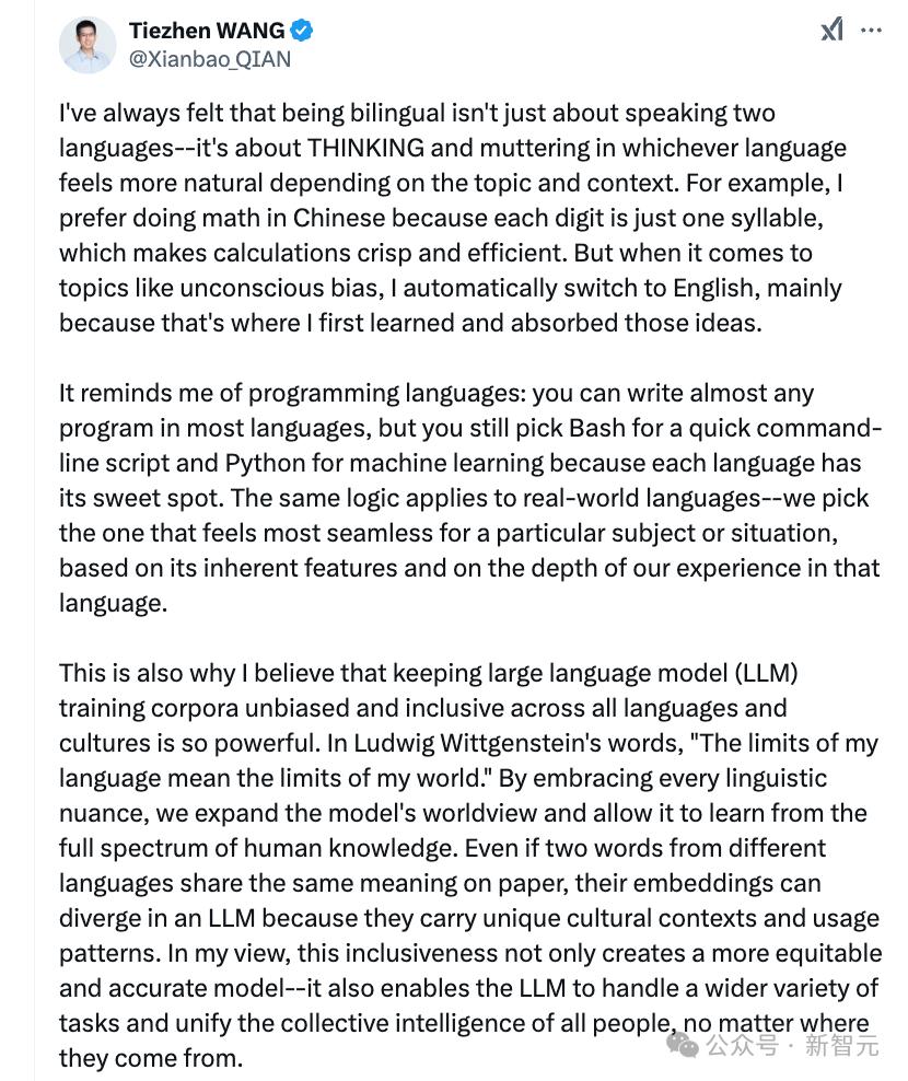 OpenAI o3-mini被曝大量使用中文推理,全世界AI都要学中国话了?