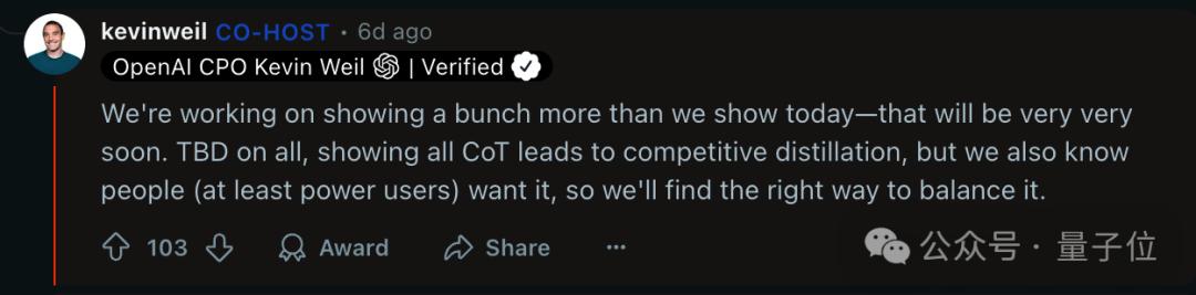 OpenAI突然公开o3思维链,网友:让我们谢谢DeepSeek