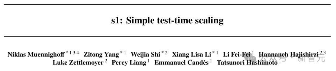 16张H100训26分钟,超越o1-preview,李飞飞等用1K样本,揭秘测试时Scaling
